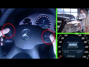 Mercedes-Benz C-Klasse W204: Serviceintervall am Kombiinstrument zurücksetzen