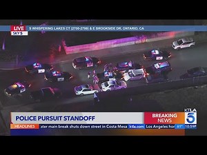 Felony suspect arrested after CHP chase ends in Ontario | Los Angeles Car Chases