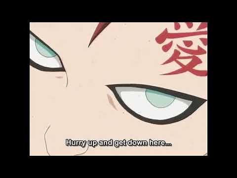 Rock lee vs gaara full Fight Eng (sub)