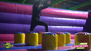 35K views · 88 reactions |  HUGE INFLATABLE COURSE NOW OPEN!  How does a GINORMOUS climbing wall, CRAZY bouncy balls, and a wrecking ball even MILEY CYRUS would be proud of (plus plenty more that we can't fit into a Facebook post) sound?  Our NEWEST attraction is now open - Will you be the first to try?  *Suitable for all ages* #flipout #inflatable #obstaclecourse #nowopen #familydayout | Flip Out Chester | Facebook