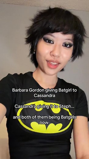 So when I see fan media of Cassandra Cain sometimes I see other artists mentioning something they saw that inspired or reminded them of her and other artists have inspired me a ton. I wonder if my posts ever did that to a Cassandra Cain fan or dc fan ##cassandracain #comics #stephaniebrown #barbaragordon | Mercwithameow