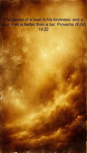 19:22 Proverbs (KJV)