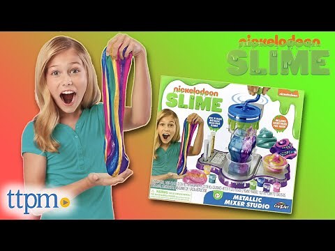NICKELODEON SLIME! Metallic Mixer Studio from Cra-Z-Art Instructions + Review!