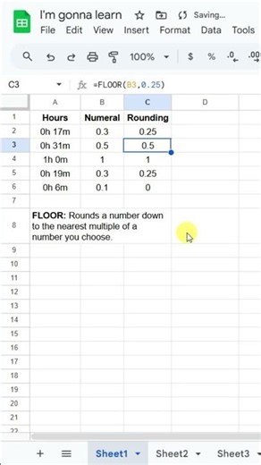 How to Use FLOOR Function in Google Sheets