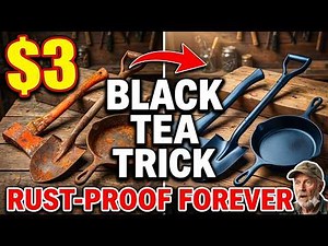 $3 Black Tea Trick Turns Rust Into Permanent Armor (Big Chemical Hates This)