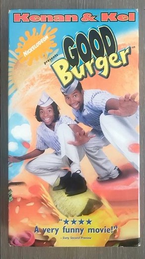 1997 Good Burger VHS Nickelodeon. Loved this movie growing up. #GoodBurger #VHS #Nickelodeon