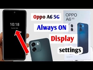 Oppo A6 5G always on display setting | oppo a6 5g always on display kaise kare
