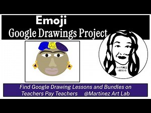 Emoji Art Lesson | Google Drawings Art Project for Students | Easy Digital Design Tutorial
