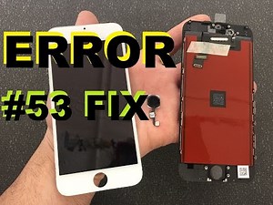 How To Fix Error 53 Iphone 6