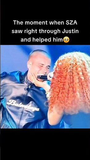 The moment when SZA saw right through Justin Bieber and helped him🥺
