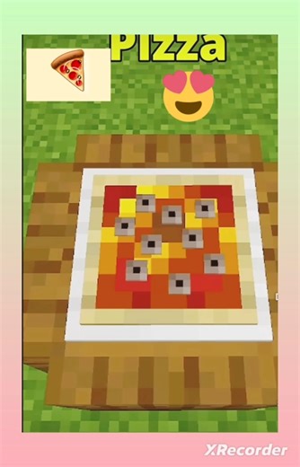 how to make yummy pizzA in minecraft#no mods#no command block