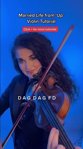 Married Life, Theme Song from’Up’ Violin Tutorial by Susan Holloway