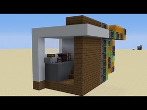 How to make a flying modern house | Minecraft