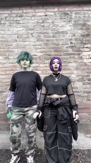 Beast Boy and Raven Cosplay Magic