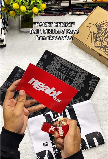 Paket Hemat: Beli 1 Dikirim 3 Kaos Keren