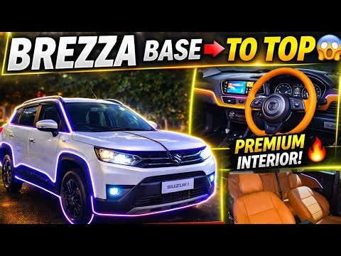 Maruti Suzuki Brezza Modified ✅ Brezza Modification With Price ✅ Brezza Genuine Accessories ✅
