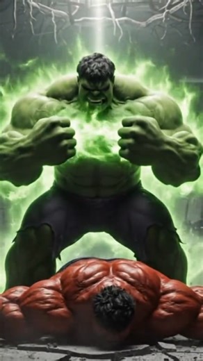 Green Hulk vs Red Hulk – The Ultimate Showdown!" 💥🟢🔴