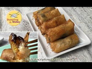 Crispy Banana Spring Roll