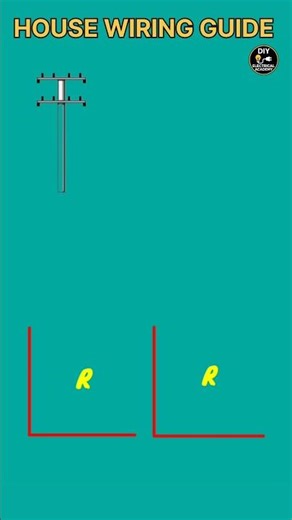 MCB Connection in House Wiring | Home Electrical Wiring Step by Step #shorts