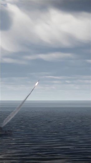 American Cruise Missile Launch from Battleship | No Real Footage