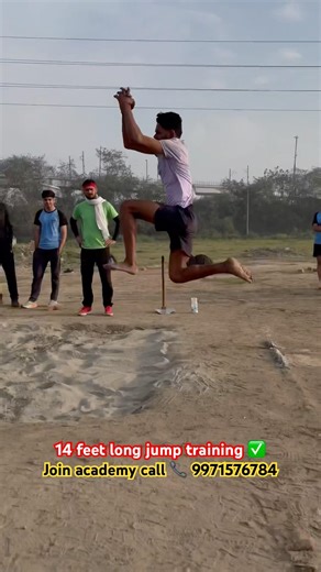 14 feet boys long jump training✅ | delhi police physical | #longjump #delhipolice #shorts #ytviral