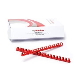 Red Plastic Binding Combs
