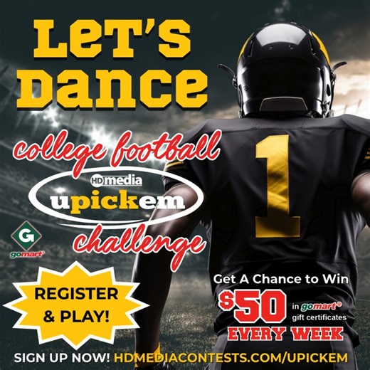 We’re Turning Up the Heat! The HD Media uPick’em College Football Challenge sponsored by GoMart rolls into Week 12 🔥 If you think this season has been wild so far… buckle up. It’s about to get crazier. Make your picks → Climb the leaderboard → Claim the glory. Play now: HDMediaContests.com/uPickem #HDMedia #GoMart #CollegeFootball #uPickemChallenge | Charleston Gazette-Mail