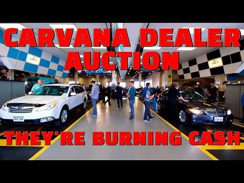 CARVANA Dealer Auction, They're Burning Cash! Day with Used Car Dealer