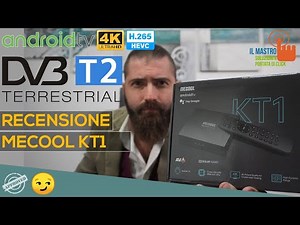 Mecool Kt1 decoder Dvb T2 Android Tv Smart sarà meglio del Telesystem Up T2 4k rendi Smart la tua TV