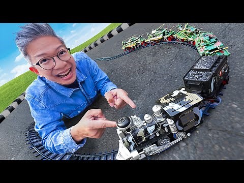 MAIN MAINAN KERETA API PERTAMA KALI!!