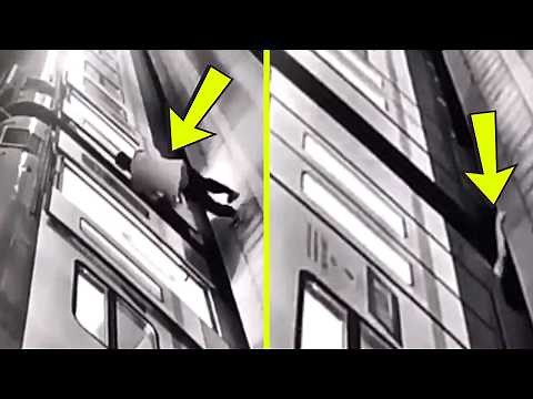 MAN FALLS OFF A RAILWAY PLATFORM 💀