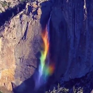 915K views · 22K reactions | A special set of circumstances recently created this rare 2,400’ full spectrum rainbow at Yosemite National Park  | VT | Facebook