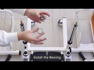 Patient Lift Transfer Chair for Elderly, 5 in 1 Portable Transfer Wheelchair , Commode Shower Chair