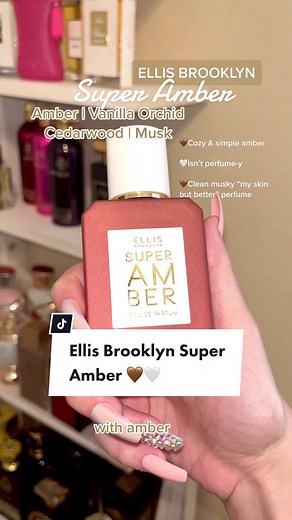 If you want more from “my skin but better” perfumes, try this simple amber cozy scent🤎 @Ellis Brooklyn #ellisbrooklyn #sephorafavorites #ellisbrooklyngiftedme #perfumetok #amberperfume