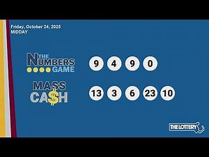 Midday Drawings: Friday, October 24, 2025