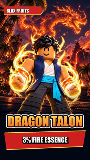 How to Get Dragon Talon in Blox Fruits | Fire Essence + 400 Mastery