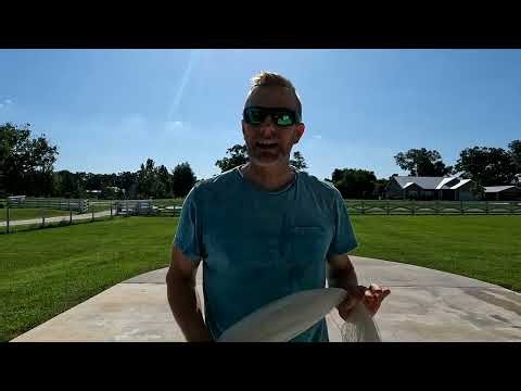 How to throw a big heavy cast net