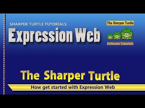 Expression Web - How to start with Expression Web