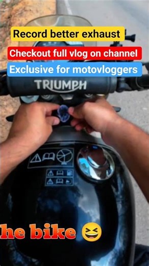 record better exhaust sound l tricks and tips for recording bike exhaust sound #scrambler400x #dji