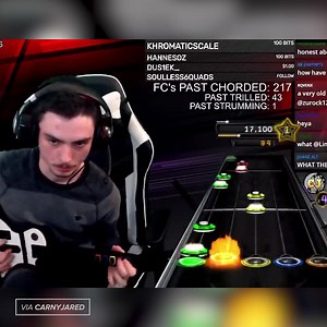 981K views · 11K reactions | HOLY SH-- 勞勞 (via carnyjared on twitch) . . . . . . . . . . . #gaming #gamingfails #funny #twitch #twitchclips #memes #meme #fails #twitchstream #twitchfails #twitchstreamer #twitchmemes #guitarhero #guitarhero3 #guitarherolive | theScore esports | Facebook