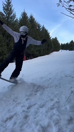 Night Snowboarding Adventure: Trying Cool Tricks on the Mountain
