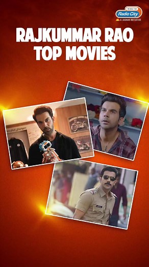 Unforgettable performances, unforgettable movies. Check out Rajkummar Rao's top movies ⚡‼️ . . . . #RajkumarRao #RajkumarRaoFans #bollywood #movies #entertainment #RadioCity Rajkummar Rao | Radio City