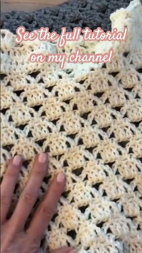 Crochet lacy baby blanket tutorial #crochet #crochetbabyblanket #crochettutorial #olgapoltava