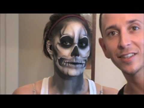 LADY GAGA Born this way Skeleton Tattoo - Official Makeup Tutorial