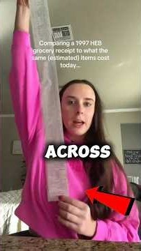 Grocery Prices Then vs Now 😳