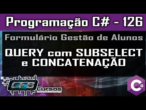 Query with subselect and concatenation - Complete C# Programming Course - Lesson 126