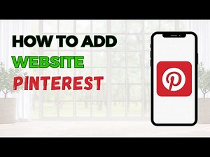 How To Add Website In Pinterest
