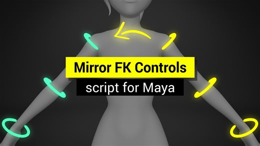 Mirror FK Controls Script for Autodesk Maya