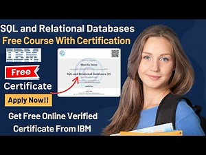 Free Online SQL Course Certification | SQL and Relational Databases Course From IBM with Certificate