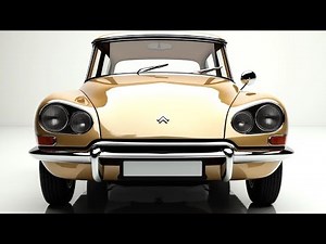 Citroën DS 1955 – La Voiture Légendaire Française Réinventée en Showroom Parfait